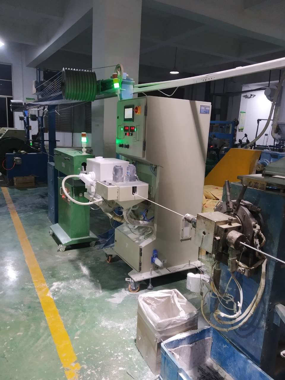 靜電過粉機在電線電纜行業(yè)上的應用案例